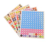 Cabilock 2 Sets Colorful Diamond Arts Number Stickers Self-Adhesive Decals for Cross Stitch and DIY Crafts Number and Letter Labels for Organizing Storage Cabinets Jars Toolboxes and More