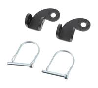Cabilock 2 Sets Steel Bike Trailer Hitch Coupler Cycling Trailer Connector Replacement Easy Install Secure Fit for Pet Cargo Bicycle Accessories