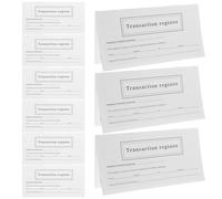 Cabilock 20 Packs Personal Check Registers Book Thick Paper Financial Ledger for Checking Saving Accounts Spacious Transaction Tracker for Business Personal Use Professional Design