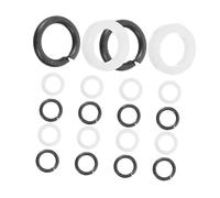Cabilock 20 Pairs Guitar Tuner Spacer Gasket for Guitar Tuning Pegs Metal and Plastic Material with High Strength Φ4.2 Size Improves Sound Quality
