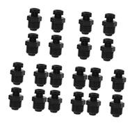 Cabilock 20 pcs Automatic Air Release Valves for Drip Irrigation Systems Durable Vacuum Relief Valves for Farm Irrigation Pipeline Water Saving and Efficient Water Flow