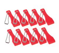 Cabilock 20 Pcs Lightweight Red Plastic Lottery Ticket Scratcher Tool with Ergonomic Shape, Convenient Label Scraper for Scratch Cards and Tape Removal, for Home or General Use