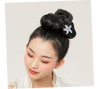 Cabilock 20 pcs Rhinestone Sea Star U-shaped Hair Pins for Women Bridal Hair Accessories Wedding Hairpins Blue White Decorative for Elegant