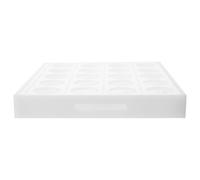 Cabilock 20-Slot Pill Organizer Tray for Carts with Identification and Circular Compartments, Sturdy Plastic Medication Tray for Healthcare Facilities and Hospitals