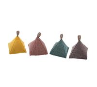 Cabilock 200g Bamboo Charcoal Odor Absorber Bag Activated Purifying Pyramid Pouch for Home Car Wardrobe Deodorizer for New House Freshening
