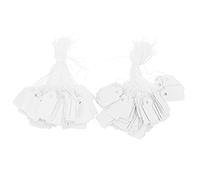 Cabilock 200pcs Hanging Price Label for Jewelry Hand Write Paper Goods Price Tags for Display Labels for Stickers