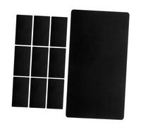 Cabilock 200pcs Matte Black Aluminum Metal Business Cards Ultra-Thin Laser Engraving Blanks for Sublimation Nameplates and Custom Engraved Visiting Tags