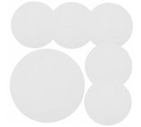 Cabilock 200pcs Medium Speed Qualitative Filter Paper Round for Laboratory Analysis Chemistry Experiments and Water Testing with Filter Plates and Buchner Funnels