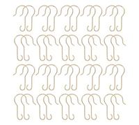 Cabilock 200pcs Ornament Hooks: Weatherproof Metal Hooks - Hangers for Christmas Tree Decorations Outdoor String Lights Holiday Decor