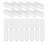 Cabilock 200pcs Rubber Hair Band End Caps Replacement Innovative Design Sturdy Hair Hoop End Covers for Comfortable Headband Tips