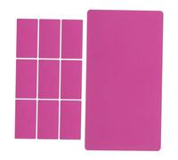Cabilock 200pcs Ultrathin Aluminum Business Card Blanks Rose Red Metal Sheets for Laser Engraving Lightweight Professional Nameplates for Creative DIY Tags and Networking
