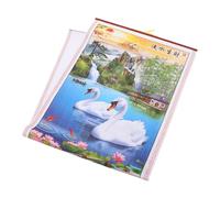 Cabilock 2027 Chinese New Year Wall Calendar Year the Goat Imitation Rattan Hanging Scroll with Vibrant Design and Paper Material for Spring Festival and Living Rooms