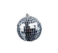 Cabilock 20cm Solid Construction Mirror Ball Disco Ball Spotlight Wedding Banquet Decor Dance Festival Accessory