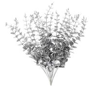 Cabilock 20Pcs Artificial Eucalyptus Stems Realistic Fake Greenery for Wedding Decor Home Centerpiece and Holiday Planter Filler Long Eucalyptus Branches