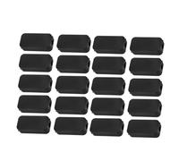 Cabilock 20pcs Black Plastic Electrical Project Case with Dual-sided Cable Access USB Power Junction Box for Efficient Cable Management Desktops and Bedside Tables Compact and Portable