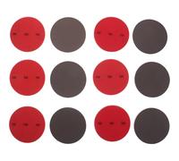 Cabilock 20pcs Bowling Ball Sanding Pads Kit with Integrated Cleaning Pads and Comprehensive Grit Selection Sponge Material for Competing and Practice Red Surface Resurfacing Polishing
