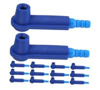 Cabilock 20pcs Brake Fluid Changer Adapter for Pneumatic Brake Oil Replacement Leak Suction Nozzle with Airtight Reservoir Connection Air Integration
