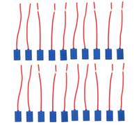 Cabilock 20pcs Ceramic Headlight Bulb Socket Wiring Harness Adapter High Temperature Resistant Auto Light Bulb Base Connector for Car Fog Light Retrofit and Stable Electrical Protection