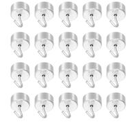 Cabilock 20pcs Double Hooked Calibration Weights Set Each Metal Weights for Labs for Scientific Education and Experimental Use