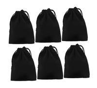 Cabilock 20pcs Flannel Storage Bag Drawstring for Jewelry Pouches Cloth Bags Fabric Pouches and Craft for Wedding Party Favors