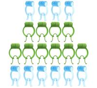Cabilock 20pcs Nasal Clips for Snoring Reduction and Breath Training Portable Nose Stop Clips Made of Pom and Eva Fits Nose Perfectly for Sleep and Lung Exercise