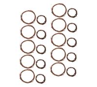 Cabilock 20pcs Natural Rattan Wreath DIY Circles for Crafts Front Door Hanging Wedding Holiday Decorations Lightweight Floral Bases for Seasonal and Home Decor