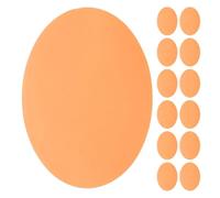 Cabilock 20pcs Orange Self-adhesive Lighting Filter Sheets 4 Inch round Pet Film Light Diffusing Gel Sheets for LED Spotlight and Video Light in Relaxation Spaces and Bedrooms