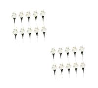 Cabilock 20pcs Orchid Plant Artificial Flowers Diy Flower Arrangements Home Decor