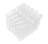 Cabilock 20pcs Pen Case PVC Pen Box Empty Cases Boxes for Stationery Storage Writing