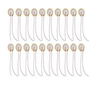 Cabilock 20Pcs Piezo Buzzer Copper Disc with Wire Ceramic Piezoelectric Wafer for Ultrasonic Vibration Transducer and Musical Instrument Alarm in Automotive Applications