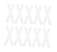 Cabilock 20pcs Plastic Tongue Depressor Tongue Scraper for Mouth Scraper Depressor Plastic Facial Spatula for Adults Pp White re-usable