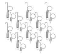 Cabilock 20pcs Rabbit Cage Spring Hooks Cage Door Fixed Hanger Lock Doors Prevent Animals Escaping Steel Wire Clips for Chicken and Rabbit