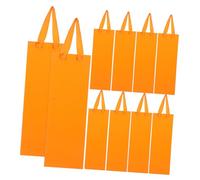 Cabilock 20pcs Reusable Cardboard Wine Bottle Bags with Handles Single Wine Carrier Pouch Sturdy Bottle Holder Tote for Wedding Christmas Holiday Parties