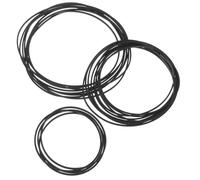 Cabilock 20pcs Rubber Cassette Deck Belts Square Replacement for Recorder Tape Players Dvd Drives Stable Traction for Recorder Maintenance and Smooth Turntable Rotation