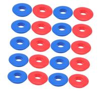 Cabilock 20pcs Rubber Hand Valve Gasket Seal Kit for Semi Truck Trailer Tractor Heavy-duty Air Brake Hose Washers with High Wear Resistance Anti-aging Elastic Grommets for Commercial Truck
