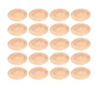 Cabilock 20pcs Simulation Bird Nests Decorative Adornments for Home and Garden Thread for Weddings Parties and Photo Props Chic Cold Dish Decor