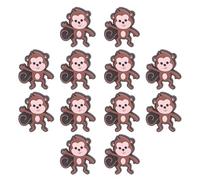 Cabilock 20pcs Soft PVC Monkey Pencil Topper Clips for Classroom Decorations and Student Rewards Cute Cartoon Pencil Charms for Pupils and Junior School Supplies