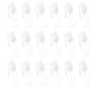 Cabilock 20pcs Spin Spray Bottle Tiny Travel Bottles Refillable Plastic Perfume for Travel Fragrance Atomizer Essential Oil Portable Cologne Sprayer