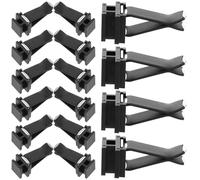 Cabilock 20pcs Square Head Car Vent Clips Plastic Air Freshener Holder for Car Air Conditioning Vents Easy to Install and Remove Home Office Use