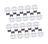 Cabilock 20pcs Type Downlight Spring Clips for Recessed Ceiling Spotlights High Strength Elastic Fixture Brackets with Concealed Embedded Design Quick Maintenance for Home and Office