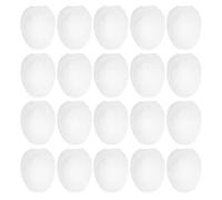 Cabilock 20pcs White Fine Mesh Paint Filter Bags with Elastic Drawstring for Bucket Nylon Strainers for Smooth Paint Coating Multipurpose Gardening and DIY Project Straining