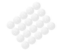 Cabilock 20pcs White Mini Plastic Ball Capsules for Vending Machines Reusable Empty Containers for DIY Crafts Party Favors and Interactive Marketing in Malls and Events