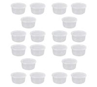 Cabilock 20pcs White Plastic Reptile Boxes Compact and Easy to Operate Lizard Breeding Box Suitable for Pet Feeding and Insect Breeding