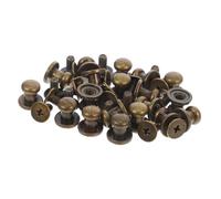 Cabilock 20sets Retro Bronze Mini Handle Vintage Pull Knobs for Cabinet Doors Decorative Hardware Tiny Furniture Pulls Unique Knobs