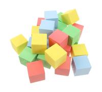 Cabilock 24pcs Foam Blocks for Soft Counting Cubes Educational Math Manipulative for Boys Interactive Learning Teaching Tool