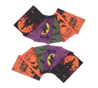 Cabilock 24pcs Halloween Paper Treat Bags with Pumpkin Bat Witch Castle Designs Festive Holiday Goodie Bags for Candy Party Favors and Present Wrapping Portable Handcarry Kraft Gift Pouches