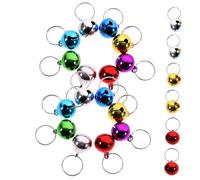 Cabilock 24pcs Multi Function DIY Bells for Cats and Dogs Hanging Christmas Bells for Pet Collars Crisp Sound Reminders for Crafting and Festival Decorations