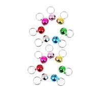 Cabilock 24Pcs Replaceable Cat Bells Multi Function Decorative Pet Bells for Collars DIY Crafts Safe Metal Material for Home Festive Decor