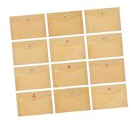 Cabilock 24Pcs Retro Kraft Invitation Envelopes for Weddings Birthdays and Festivals Elegant Party Supplies with Practical Design for All Greeting Cards