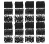 Cabilock 24pcs Special Effects Makeup Sponges for Halloween with Triple Texture Design Rounded Edges Coarse Medium Fine Pores for Creating Bruise Effects and Natural Blending of Wounds